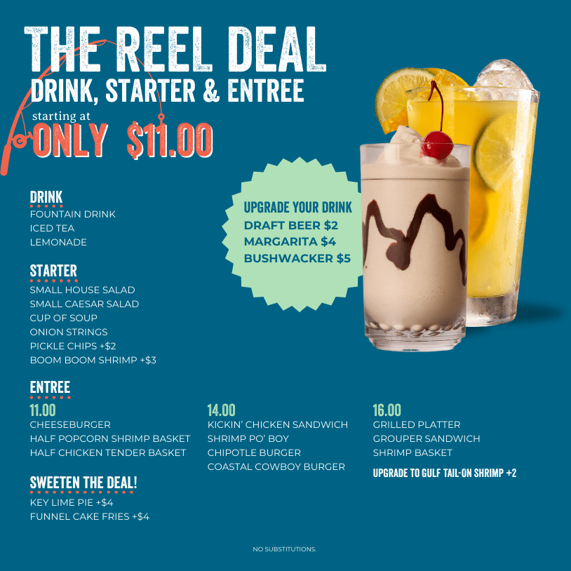 The Reel Deal at Shrimp Basket